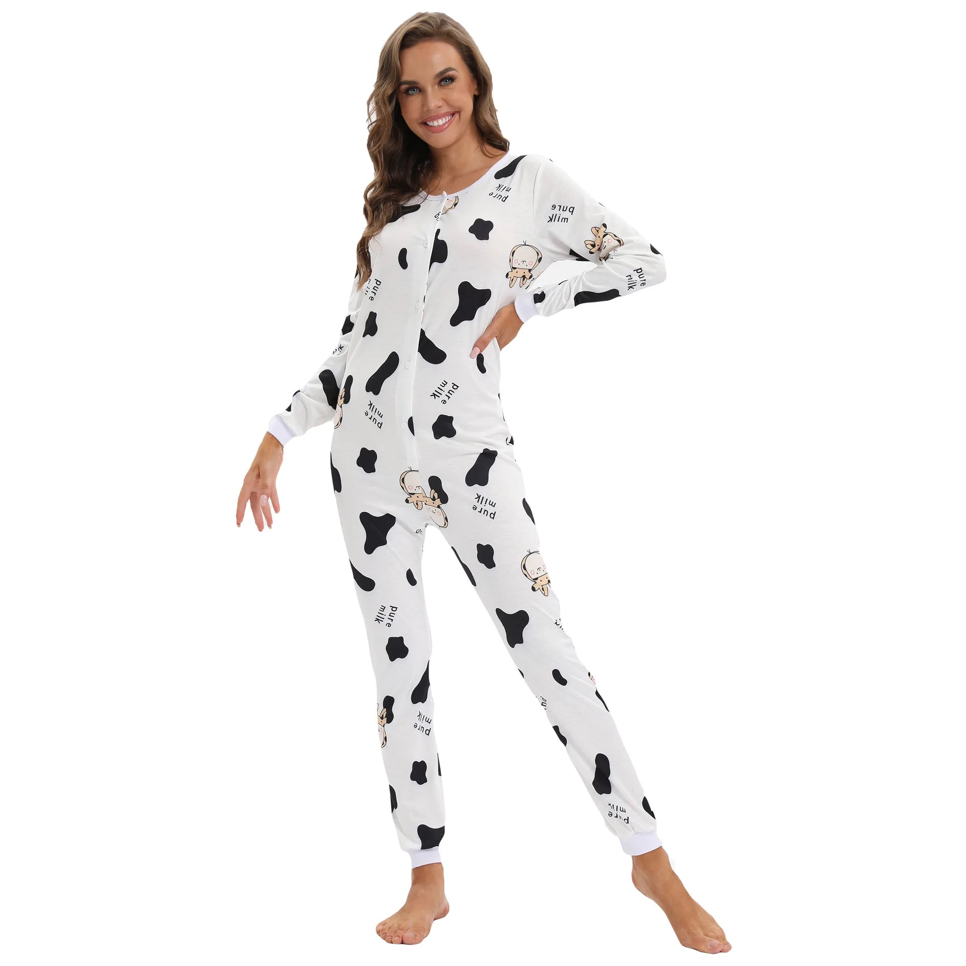 Cute Cartoons Onesies Soft  One-piece Pajamas