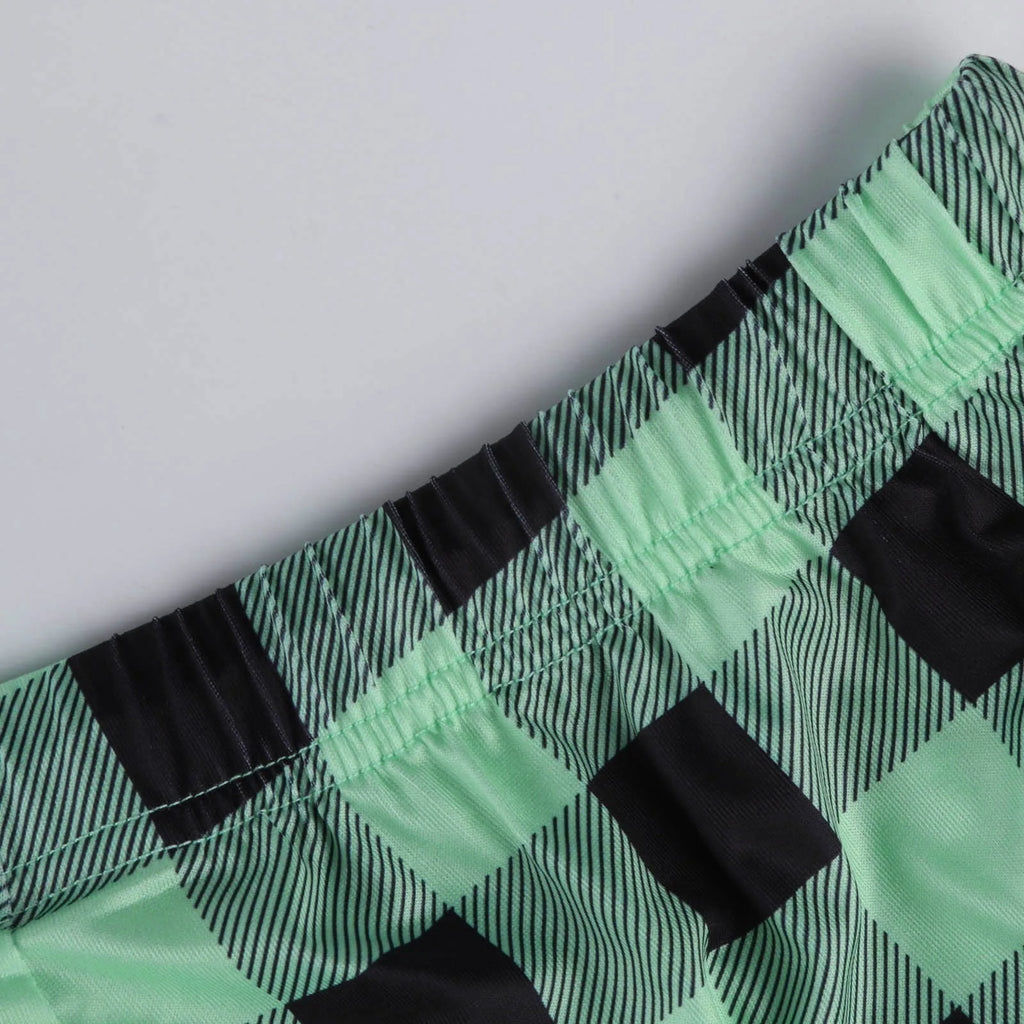 Plaid Cotton Loose Ladies Pajama Pants