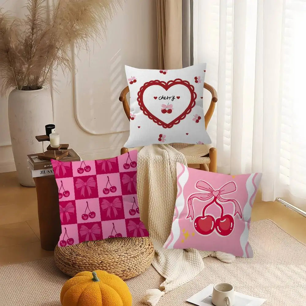 Pink Decoration Pillow Cover