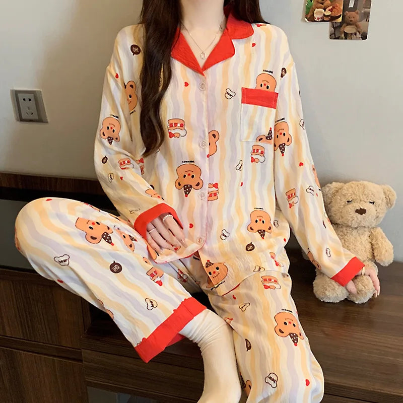 Lady Spring Two- Piece Set Pajamas
