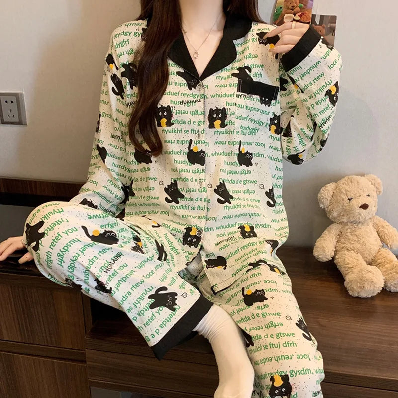 Lady Spring Two- Piece Set Pajamas
