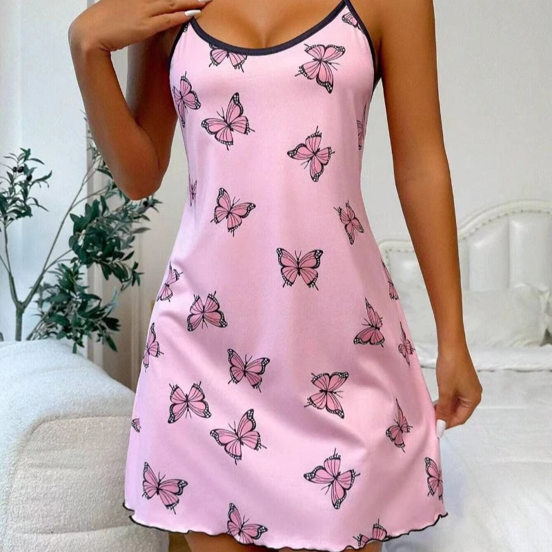 Butterfly Slip Nightdress