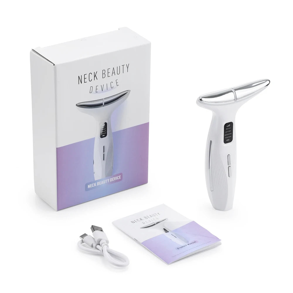 Skin Care Tool 3 Massage Modes Microcurrent Neck Beauty Device Face Lifting Firming Massage Neck Beauty Instrument Tighten