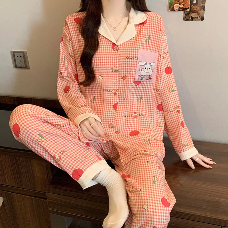 Lady Spring Two- Piece Set Pajamas