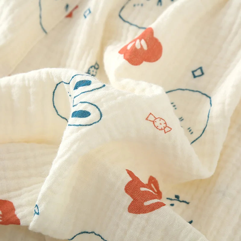 Cotton Pajamas Shorts Cotton Loose Fitting