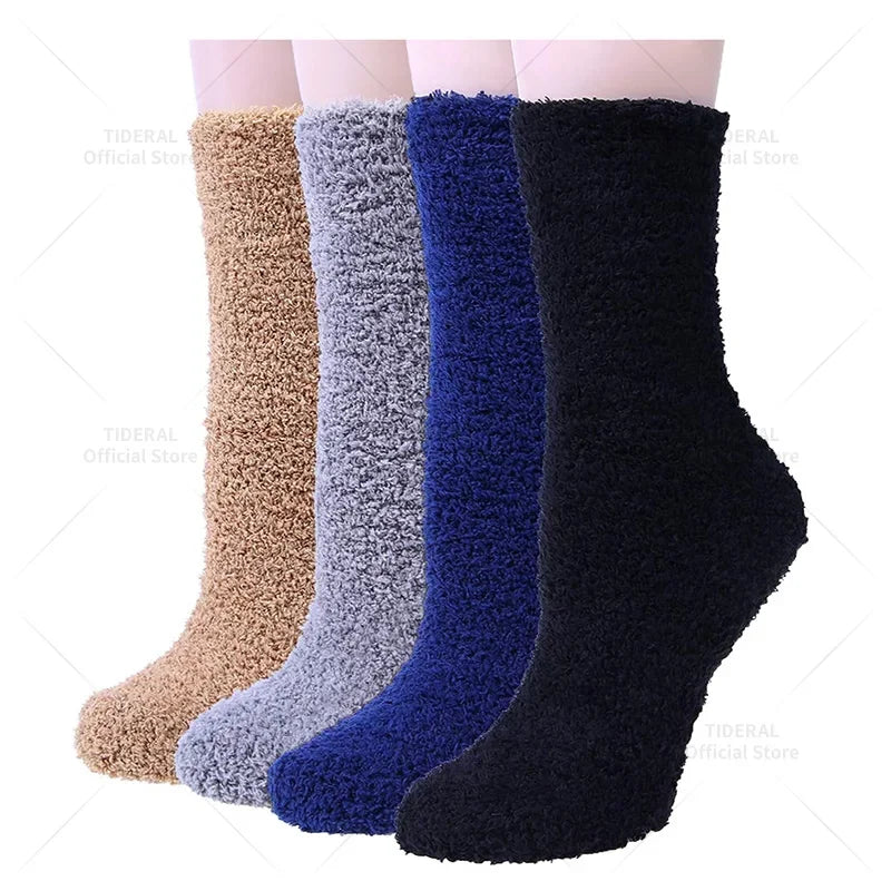 Fuzzy Cute Thick Thermal Fluffy Soft Sleeping Socks