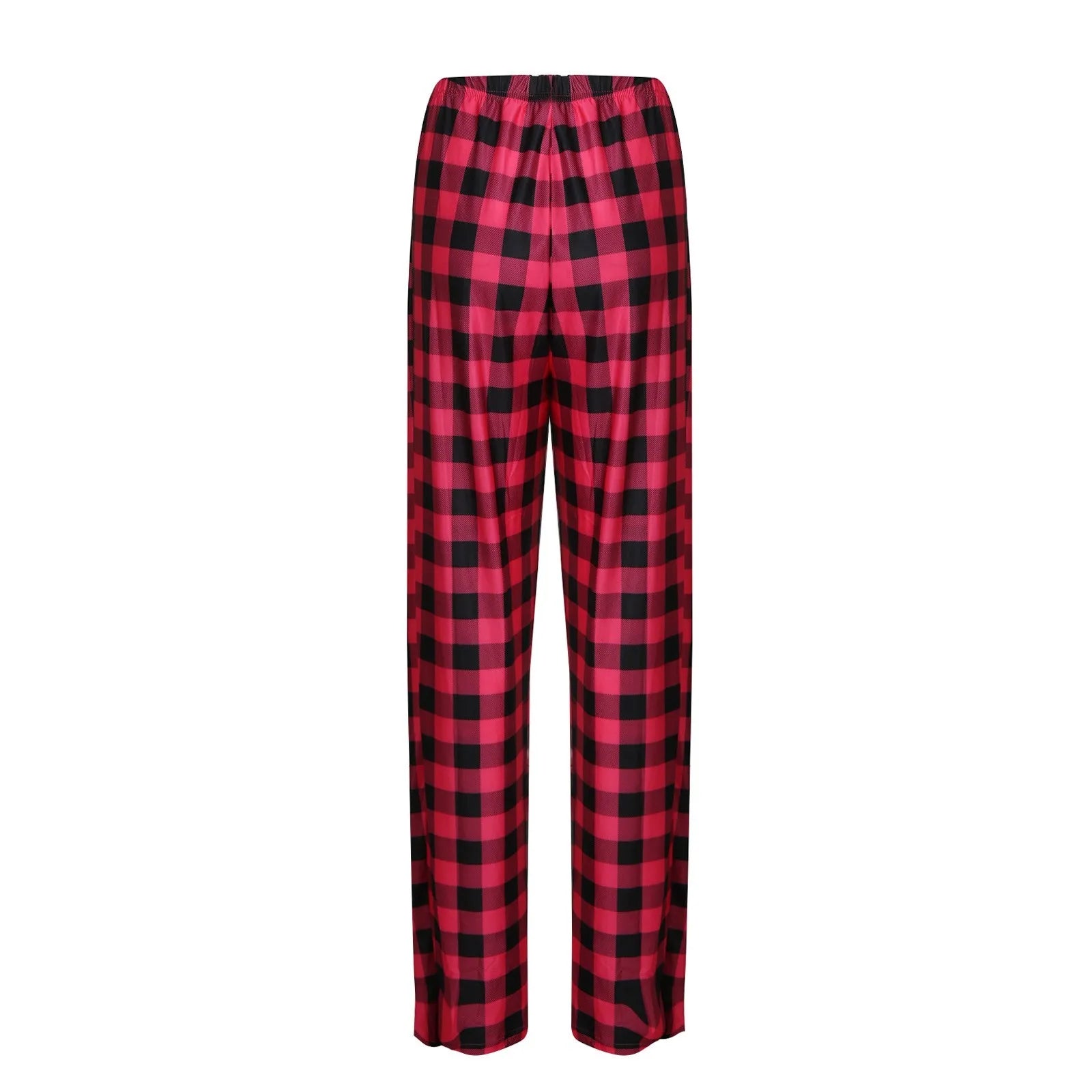 Plaid Cotton Loose Ladies Pajama Pants