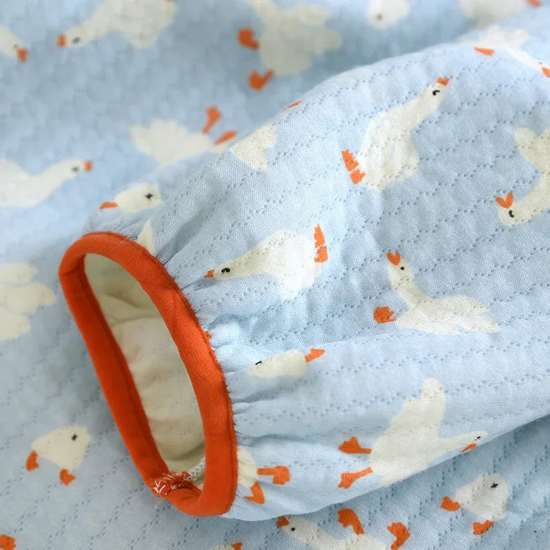 One Size Warm Cotton Loose Housedress