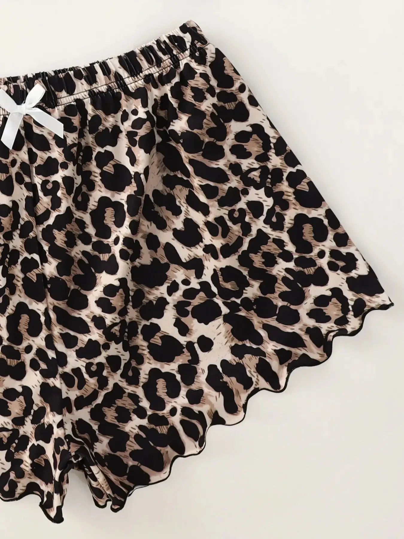 Sling V-Neck Sleeveless Top and Shorts Sets Pajamas
