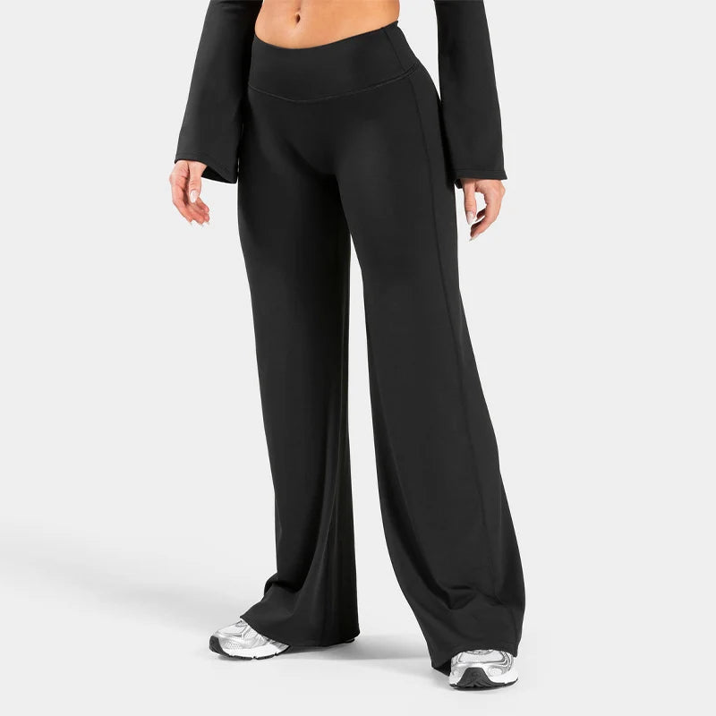 Scrunch Butt Lifting Wide Leg Leggings Baggy Straight Lounge Pants