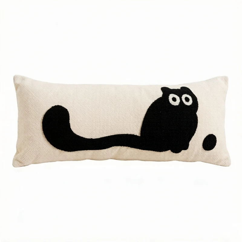 Long Cartoon Cat Image Cushions Cover 90cm