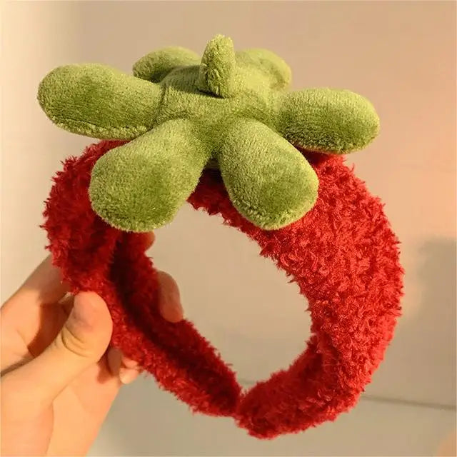 Fruits and Animal Ears Cartoons Face Wash Hair Bands 2pcs/set
