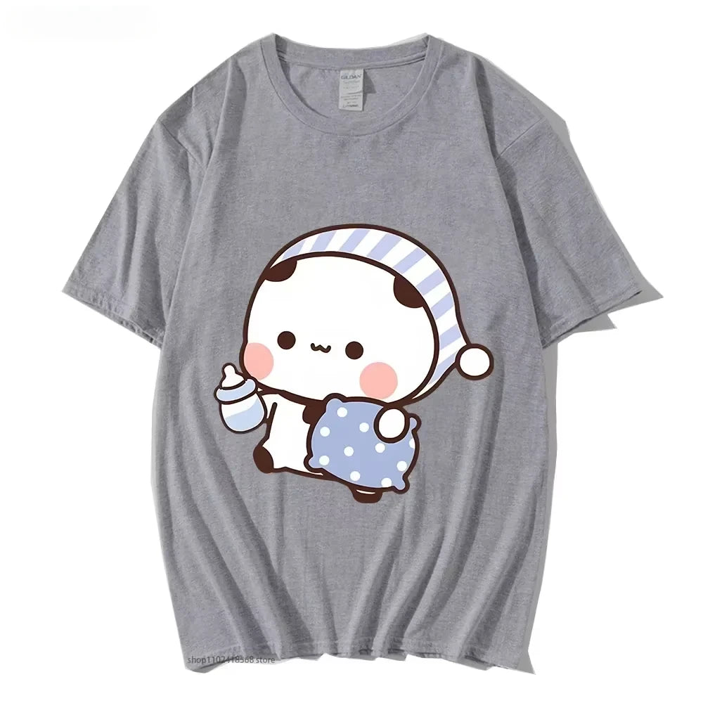 Graphic Cute Going To Sleep with DuDu Bear Graphic Tshirt