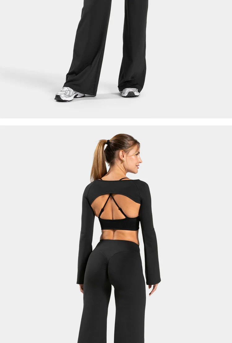 Scrunch Butt Lifting Wide Leg Leggings Baggy Straight Lounge Pants