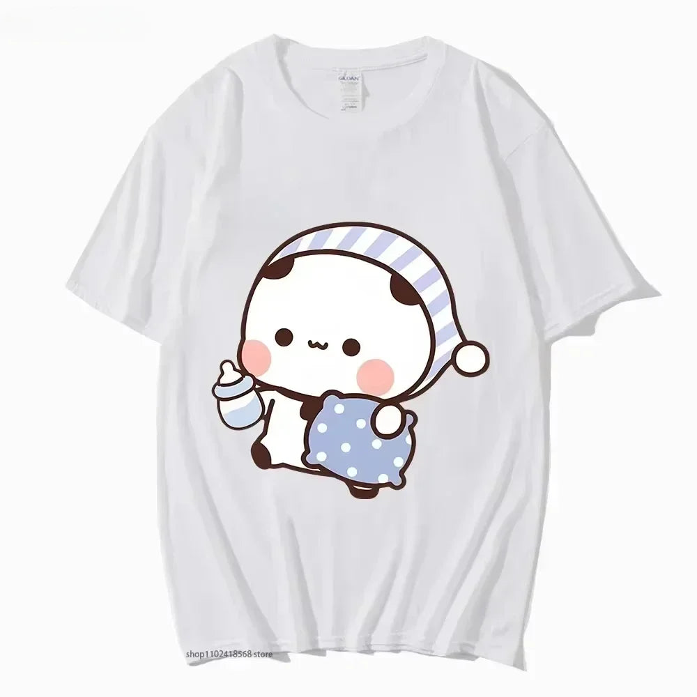 Graphic Cute Going To Sleep with DuDu Bear Graphic Tshirt