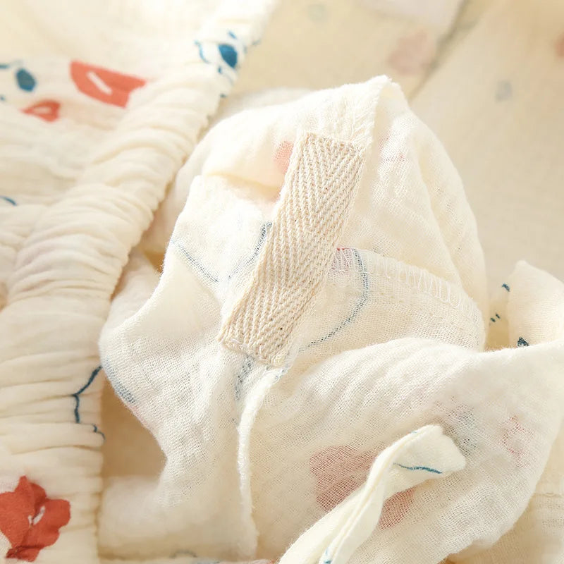 Cotton Pajamas Shorts Cotton Loose Fitting