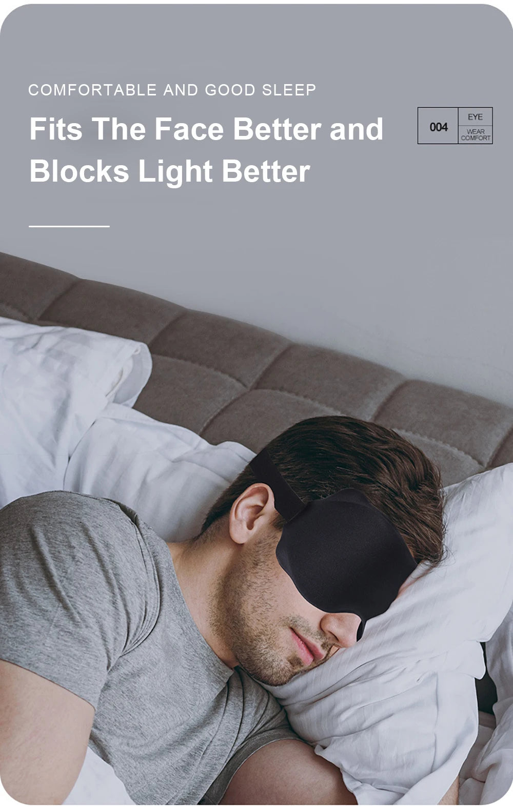 Sleeping 3D Mask Eyepatch (perfect for eyelashes)