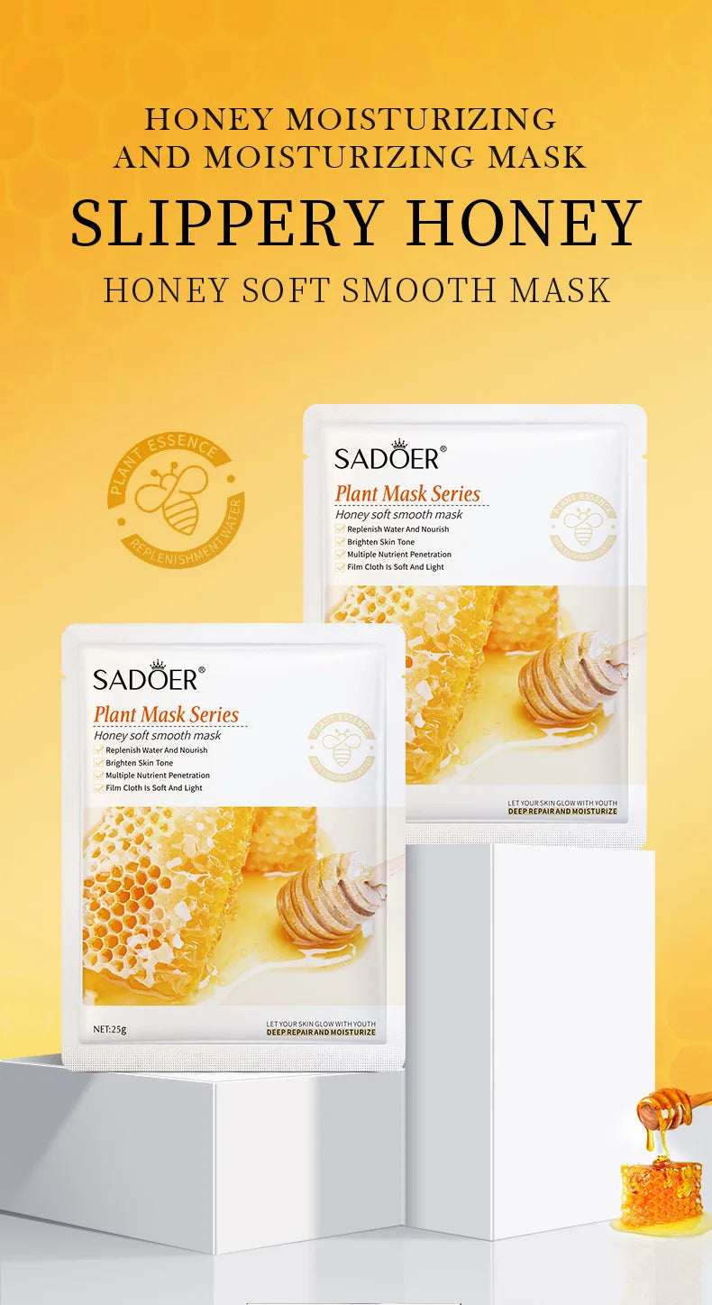 Natural Plant Face Mask Beauty Skincare Facial Masks Moisturizing Firming Hydrating Facial Mask Face Care Korean Cosmetics 8pcs