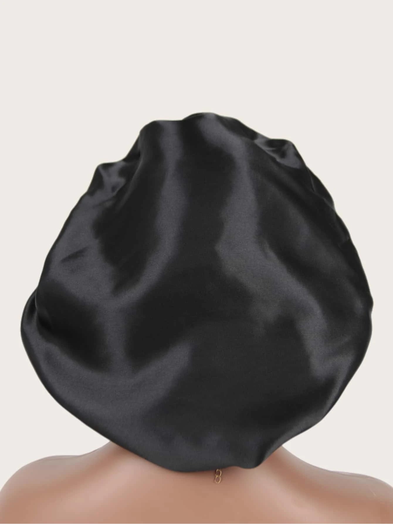 Double Layer Reversible Two Tone Satin Hat Silk Bonnet for Sleeping