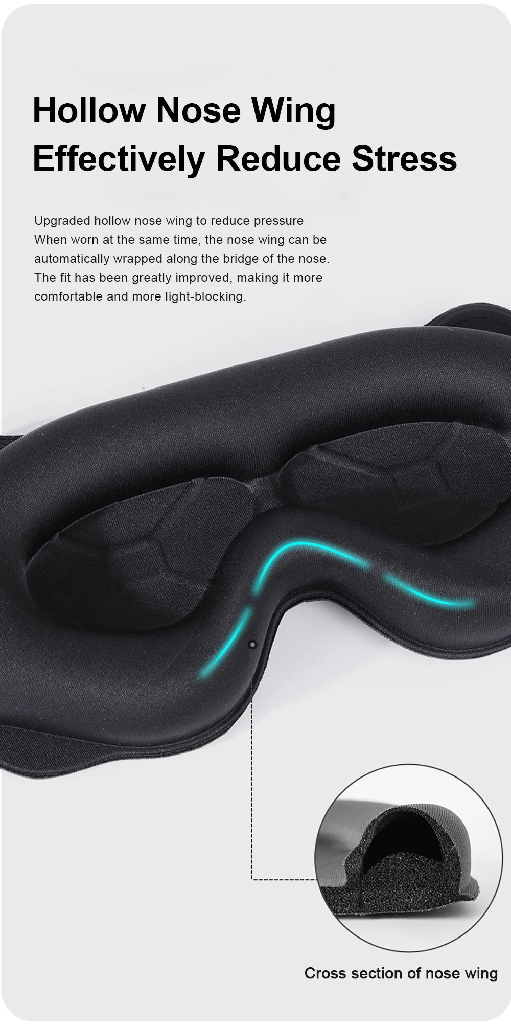 Sleeping 3D Mask Eyepatch (perfect for eyelashes)