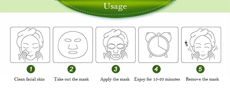 Fresh Fruits Facial Masks Face skincare Moisturizing Firming Hydrating Korean Face Mask Facial Skin Care Prodcuts