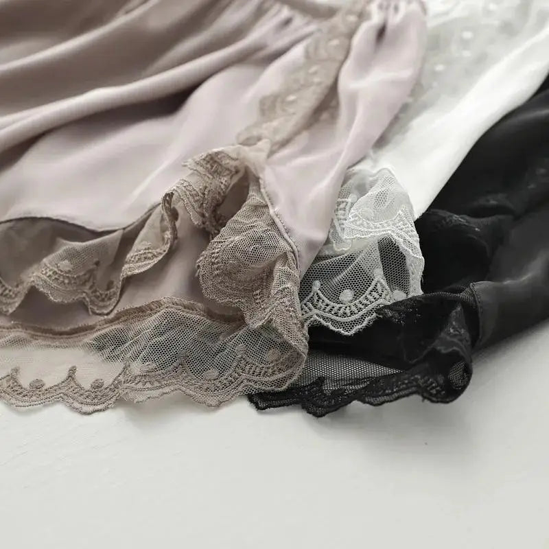 Lace Silk Fashion Pants