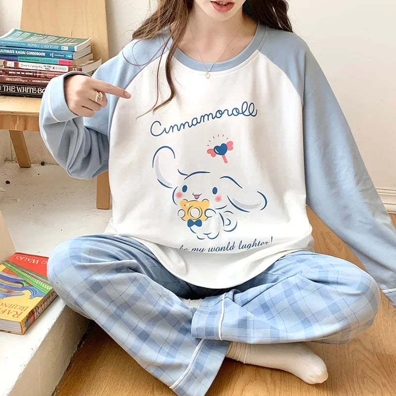 Long-sleeved Pants Leisure Cotton Homewear