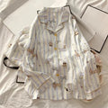 Sweet Cartoon Print Harajuku Style Cute Fashion Two-piece Set