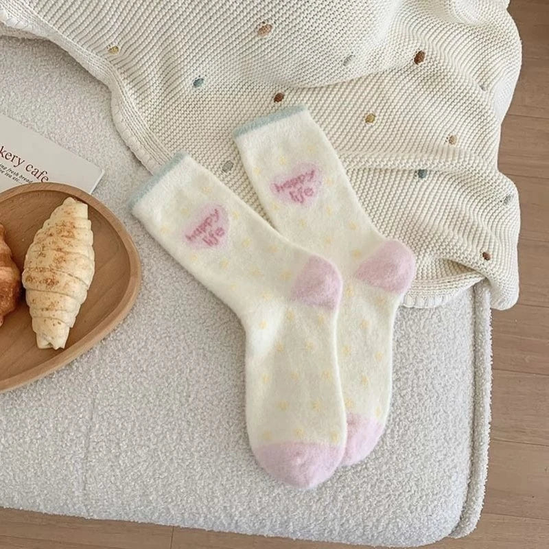 Kawaii Cute Bear/Dog/Unicorn Soft Warm Fluffy Socks