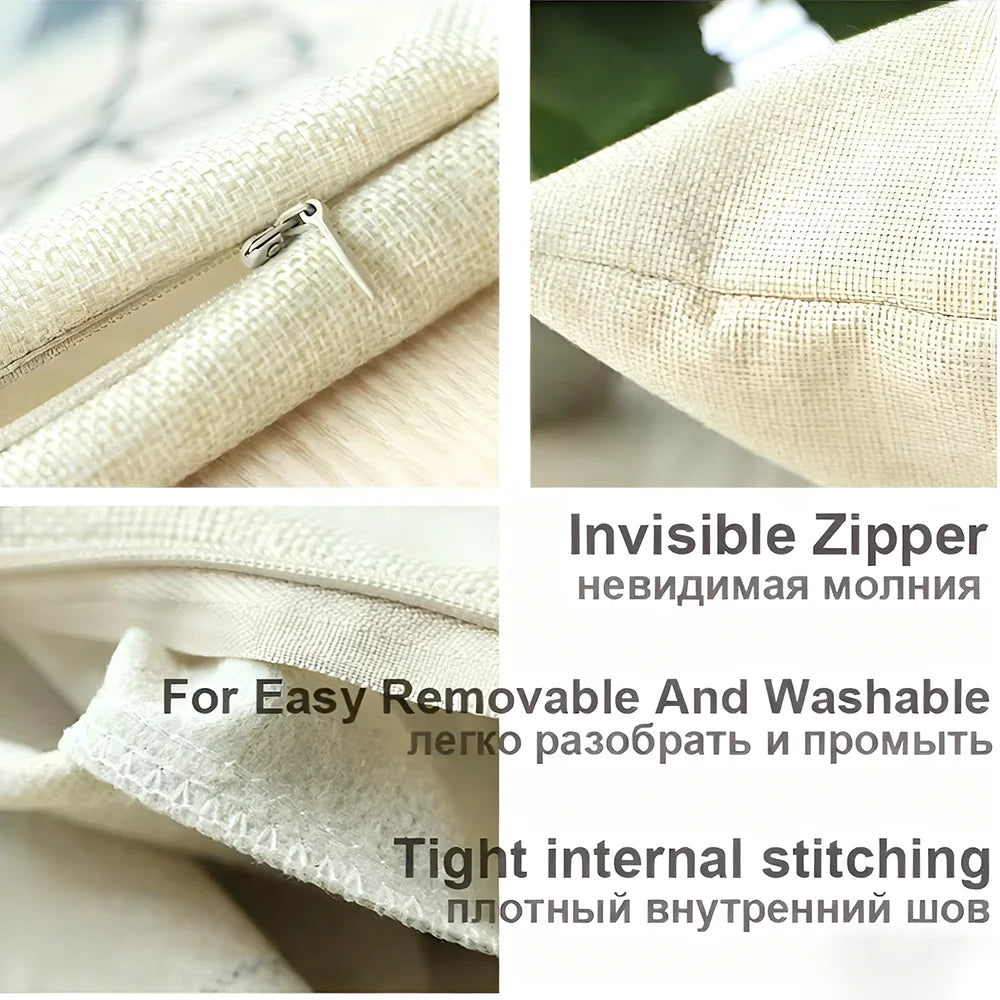 Linen Soft Breathable Decorative Case