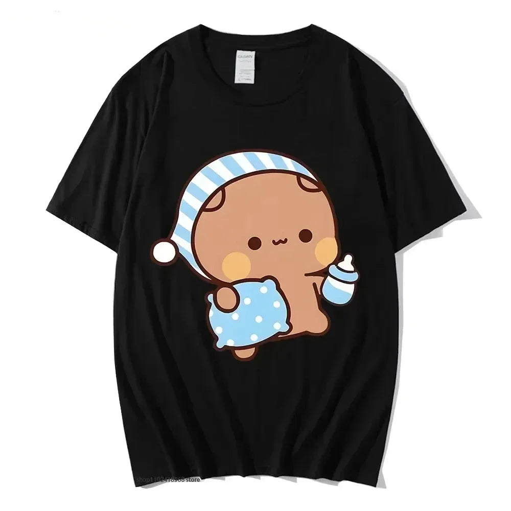 Graphic Cute Going To Sleep with DuDu Bear Graphic Tshirt