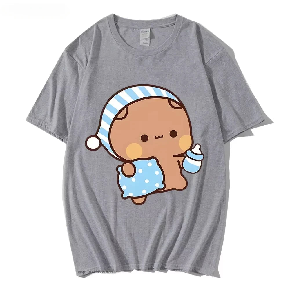 Graphic Cute Going To Sleep with DuDu Bear Graphic Tshirt