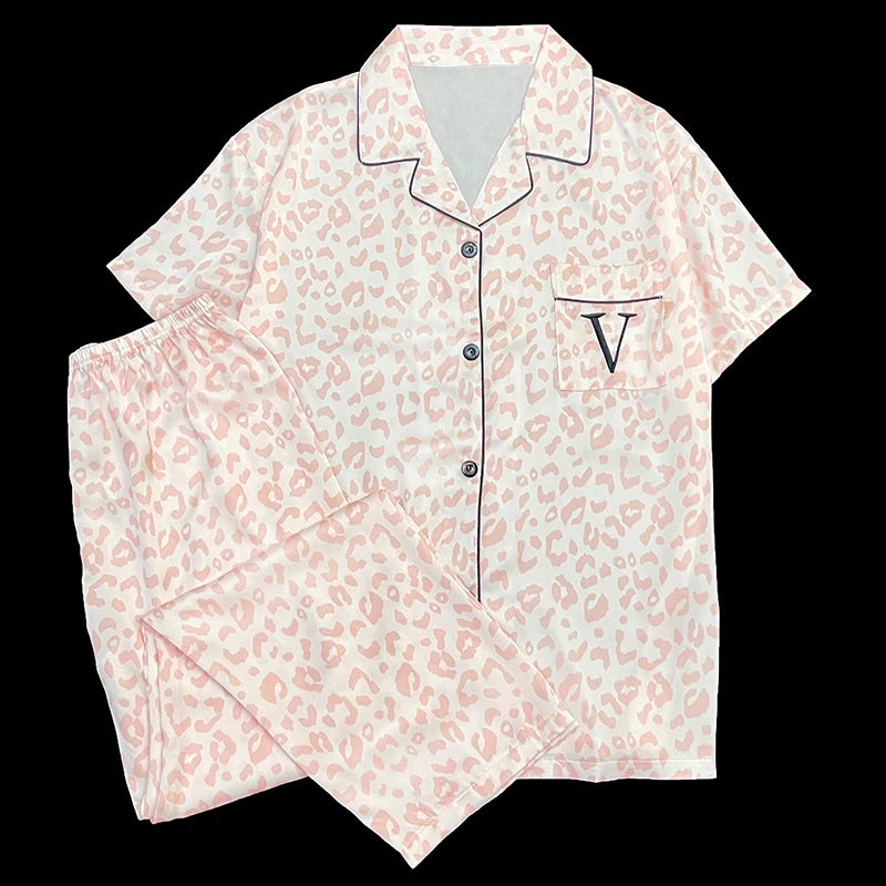 Leopard Pajamas Set