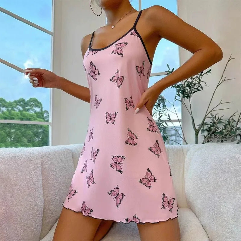 Butterfly Slip Nightdress