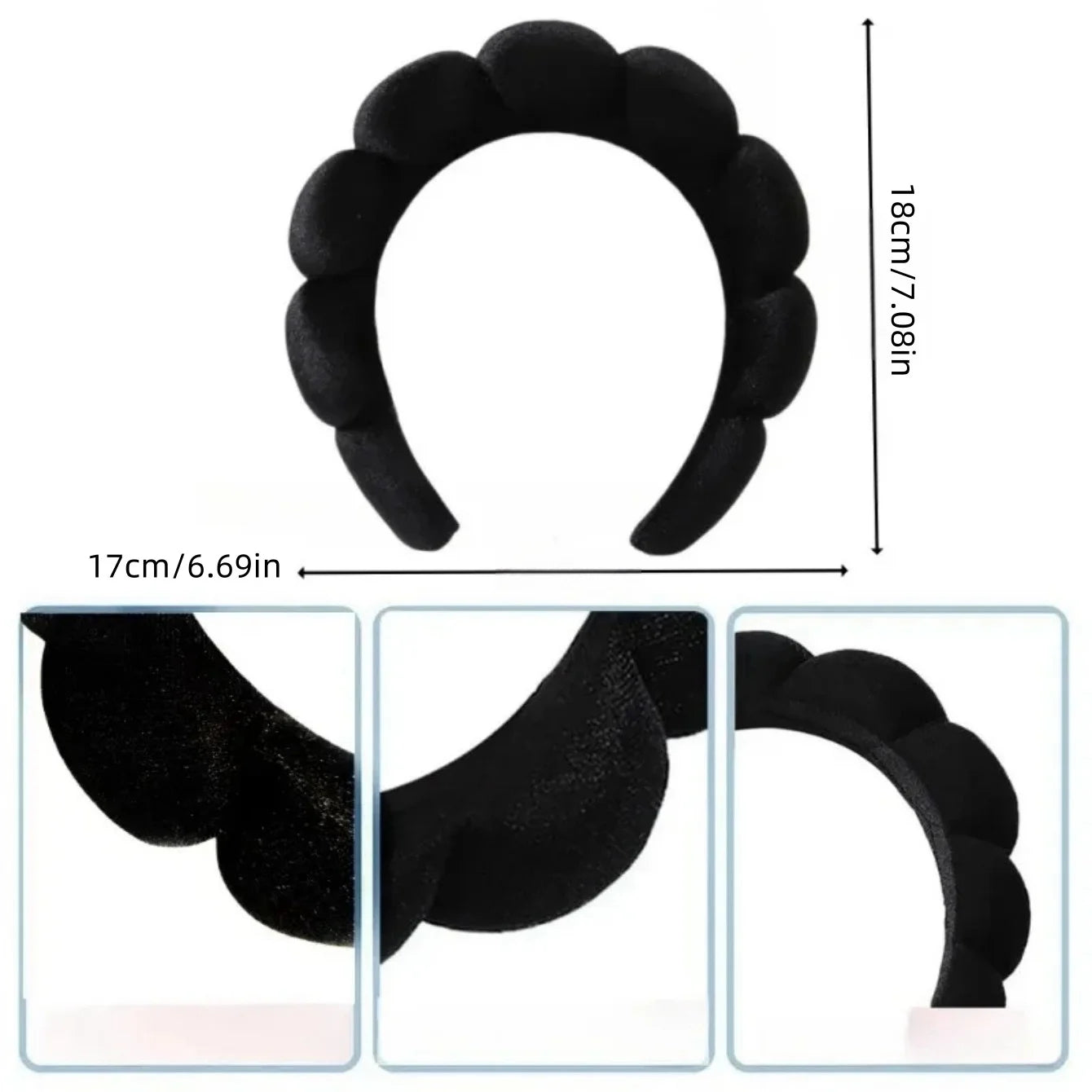 Stylish Washing Headband Set Wristbands Scrunchies