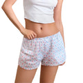 Elastic Waistband Floral Lounge Shorts