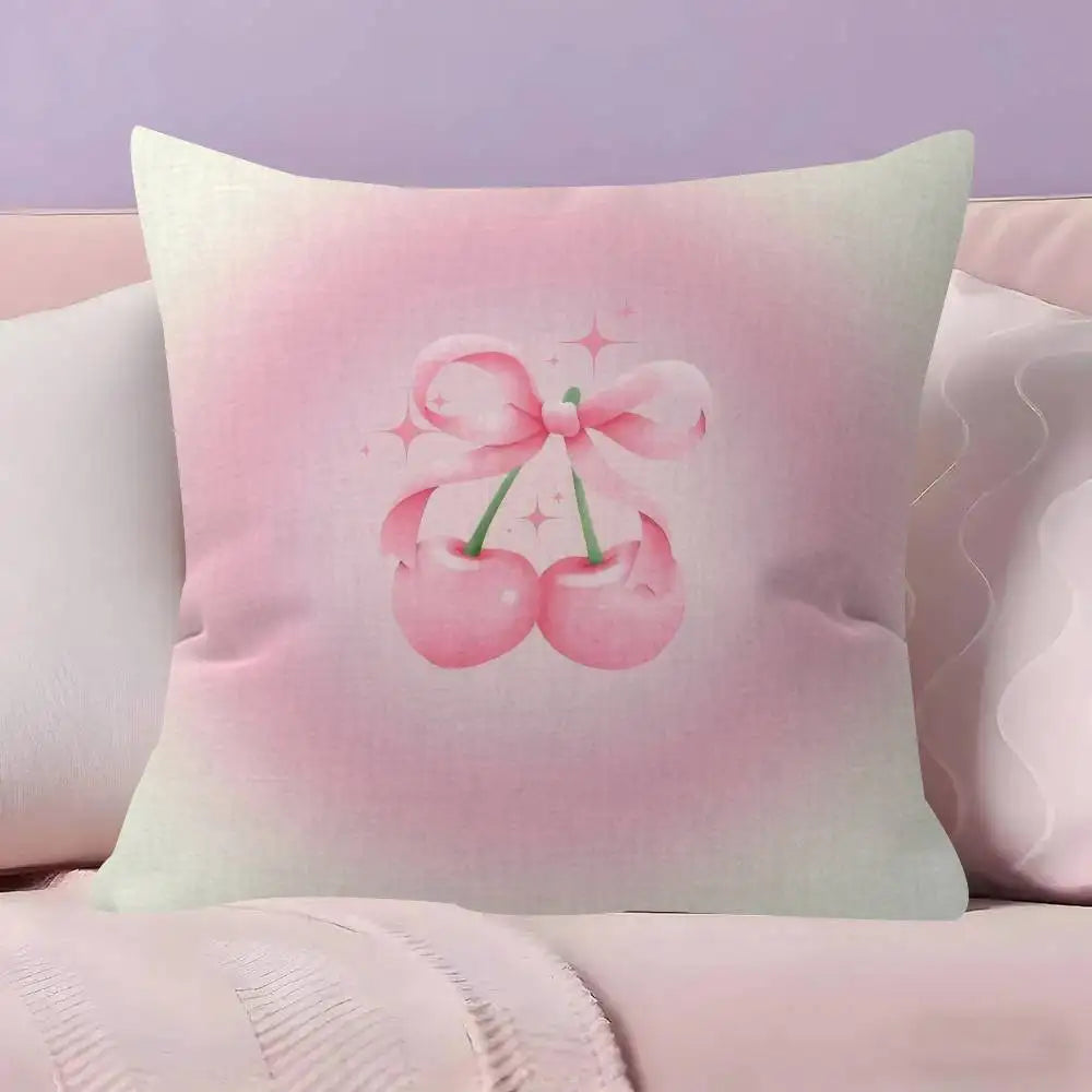 Pink Decoration Pillow Cover