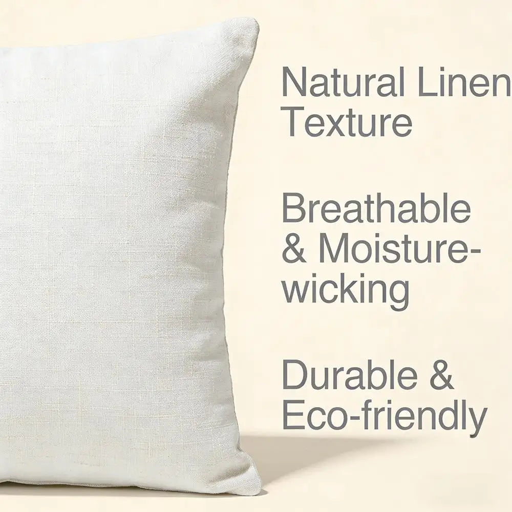 Linen Soft Breathable Decorative Case