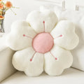 Flower-Shaped Plush Throw Pillow  Cute and Comfortable