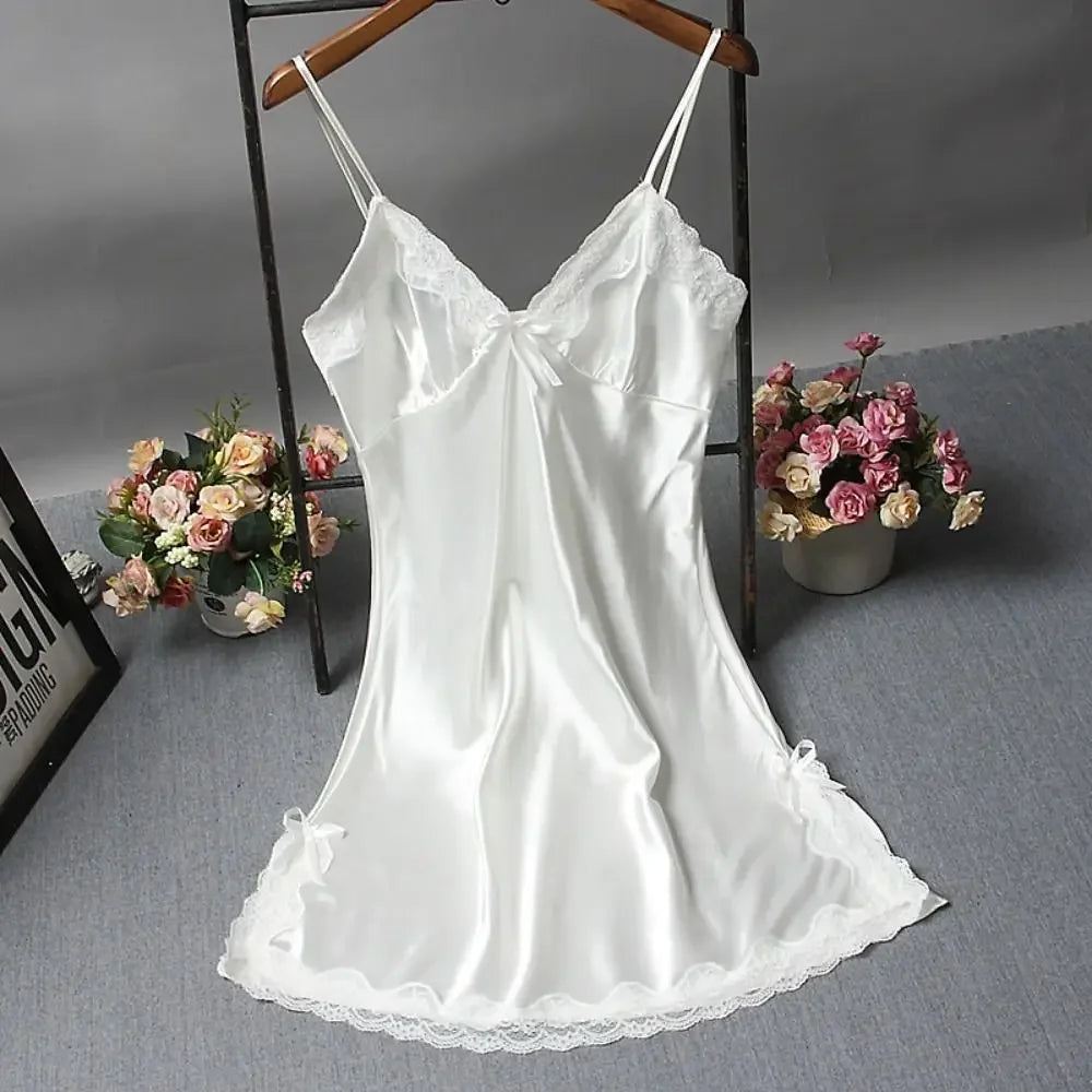 Sexy Lace Patchwork Lingerie Nighty