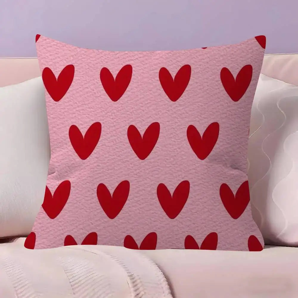 Pink Decoration Pillow Cover
