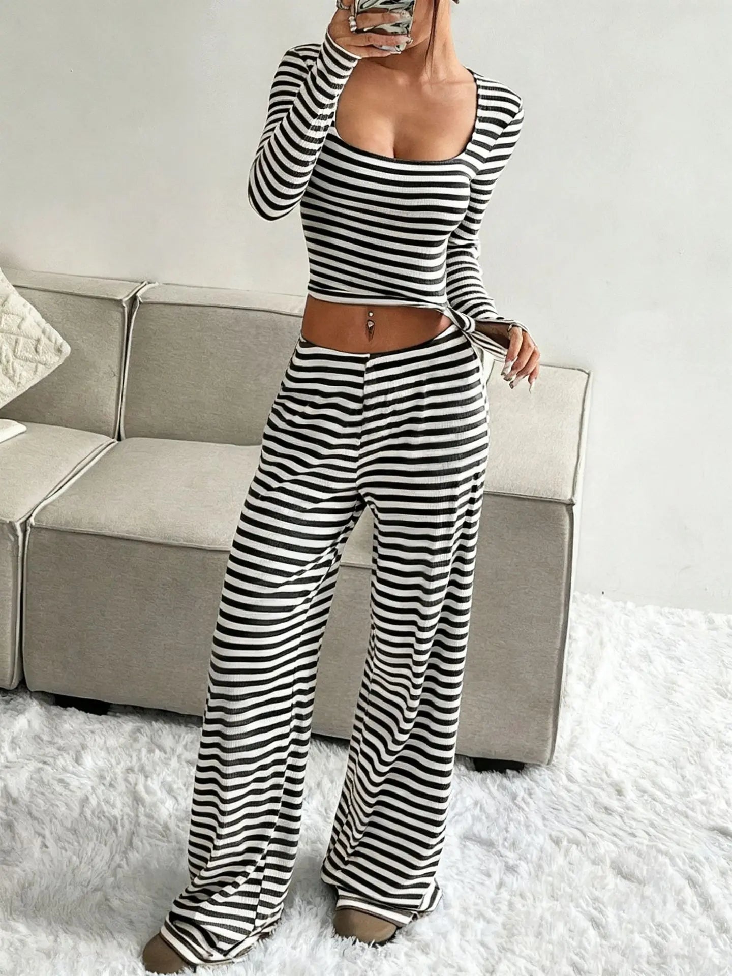 Sexy Stripe Loungewear