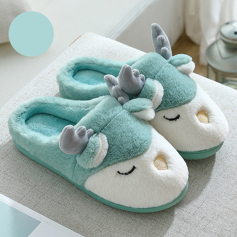 Plush Animal Home Slippers