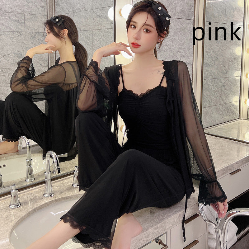 Palace Women's Pajamas Set With Chest Pad