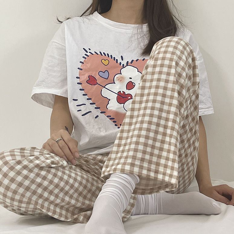 Cute Loose Printed Cartoon Pajama