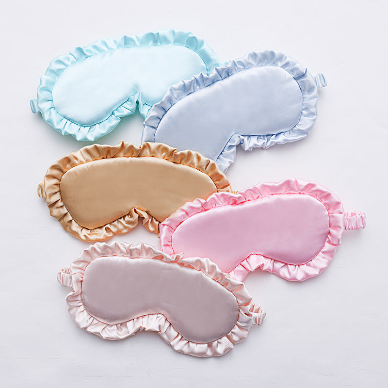 Lace Artificial Silk Eye Mask Sleep Elastic Band Shading