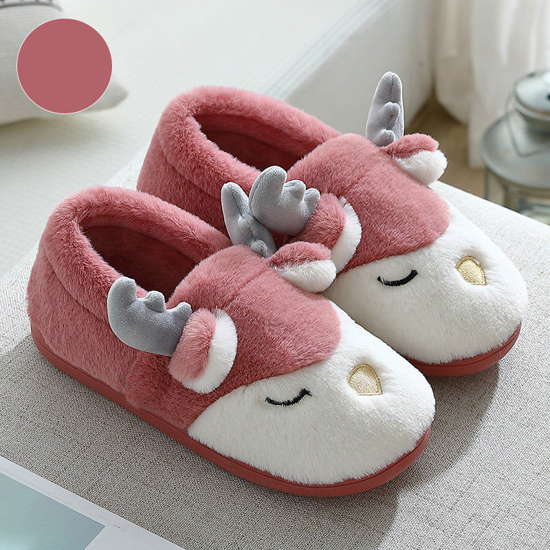 Plush Animal Home Slippers