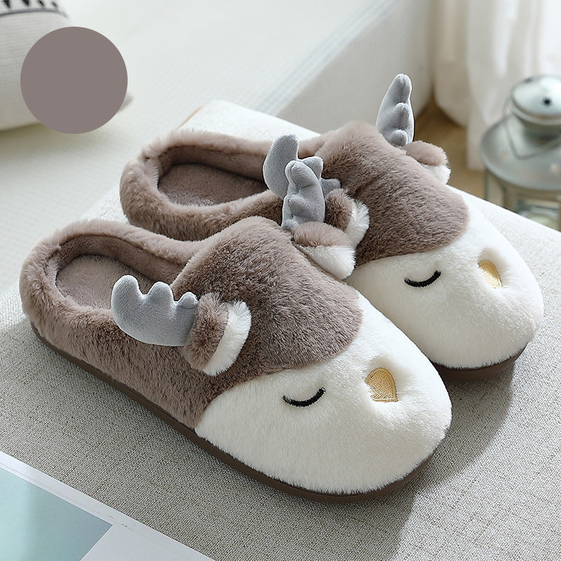 Plush Animal Home Slippers