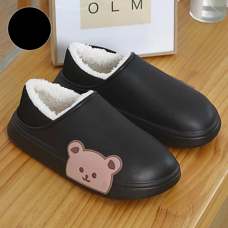 Fluffy Bear House Shoes For Women