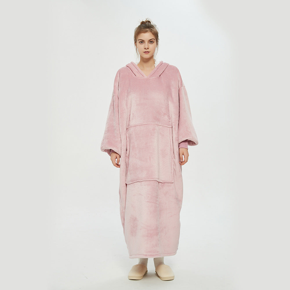 Women's Hooded Blanket Robe